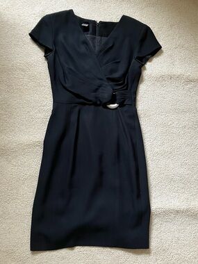 No Label Lined Black Dress